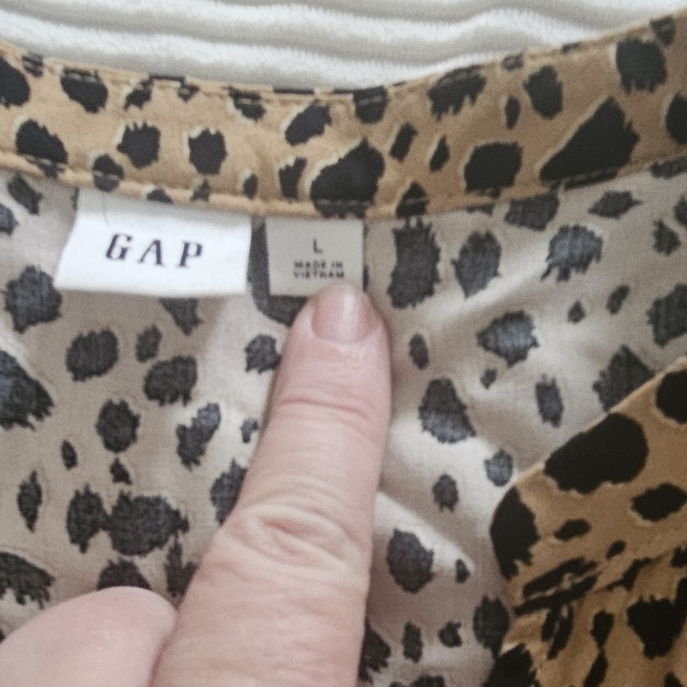 GAP Leopard Print Women's Dress Size L - Picture 5 of 9